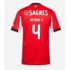 Benfica Antonio Silva #4 Hemmatröja 2025-26 Korta ärmar Benfica Antonio Silva #4 Hemmatröja 2025-26 Korta ärmar